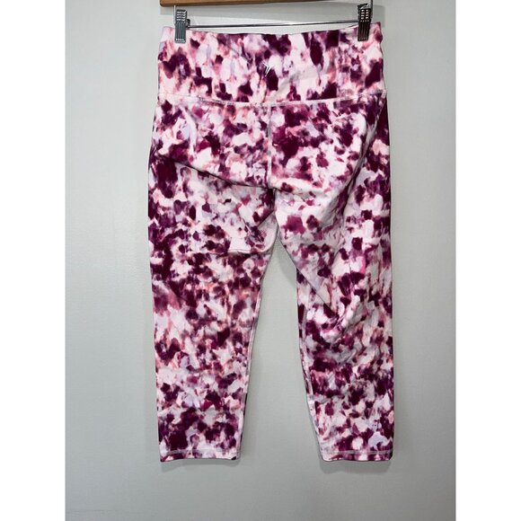 Old Navy Active Womens Go-Dry Leggings M Pink & Purple Tie-Dye - Picture 2 of 8